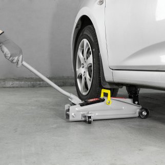 Домкрат подкатной гидравлический 2т 135-355мм MATRIX фото 16