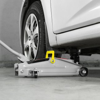 Домкрат подкатной гидравлический 2т 135-355мм MATRIX фото 17