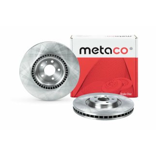 Диск тормозной передний вентилируемый metaco 3050-302 фото 2