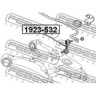 Стойка заднего стабилизатора FEBEST 1923-532 фото