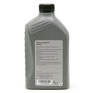 Масло моторное синтетическое Special D 5W-40, 1л VAG GS55505M2EUR фото
