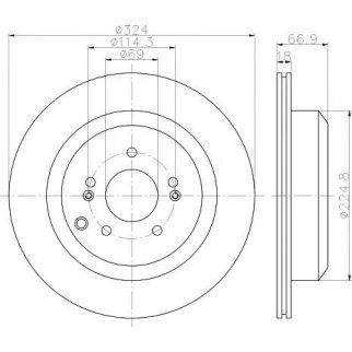 Диск тормозной TEXTAR 922426 03 фото
