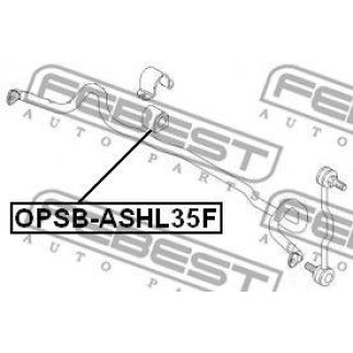 Втулка (сайлентблок) переднего стабилизатора FEBEST OPSB-ASHL35F фото