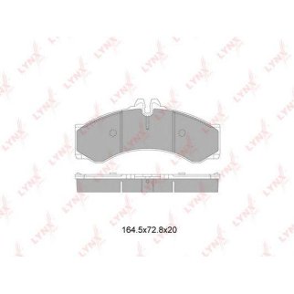 Колодки тормозные передние к-кт LYNXauto BD5352 фото