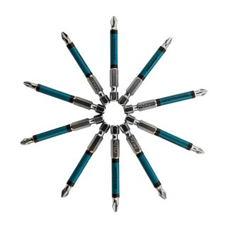 Набор бит PH2х70 сталь S2, круглый профиль (10шт) GROSS фото 3