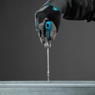 Набор отвёрток SL3 шт, S2, трехкомпонентная рукоятка GROSS фото 6