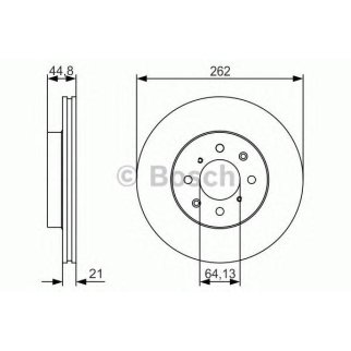 Диск тормозной BOSCH 0 986 479 R80 фото