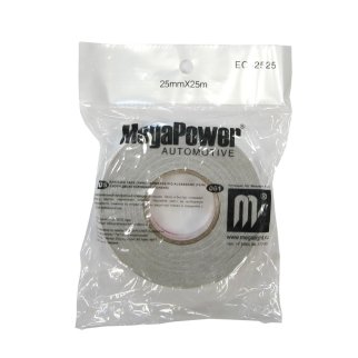 Скотч двухсторонний 25ммх25м (тонкий) фото