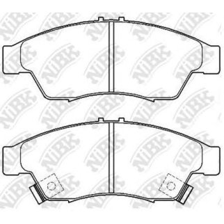 Колодки тормозные передние к-кт NiBK PN9804 фото