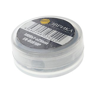 Плашка M08x1-o25мм, в пластиковом футляре ЭВРИКА фото 1