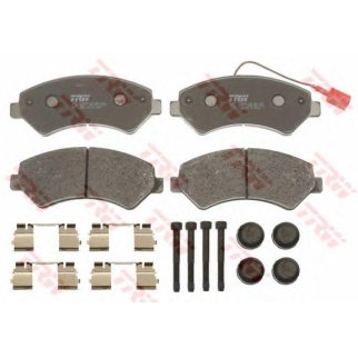 Колодки тормозные передние к-кт TRW GDB1703 фото