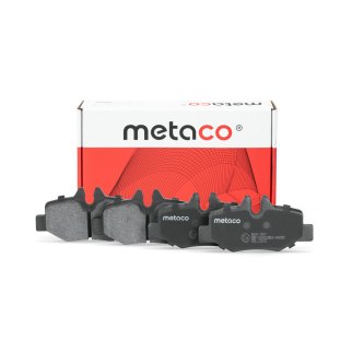 Колодки тормозные задние дисковые к-кт metaco 3010-067 фото 4
