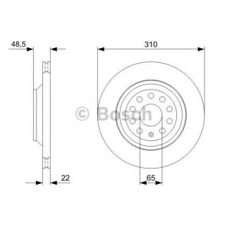 Тормозной диск задний (цена за 1 шт.) фото