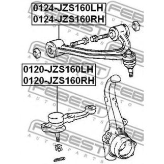 Рычаг передний правый FEBEST 0124-JZS160RH фото