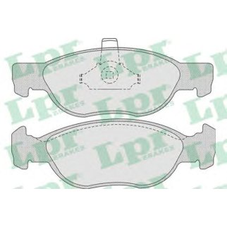 Колодки тормозные передние к-кт Lpr 05P740 фото