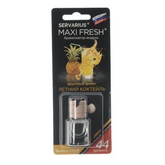Ароматизатор водуха MAXI FRESH (летний коктейл) деревянная крышка 4мл фото