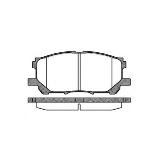 Колодки тормозные REMSA _103900 фото