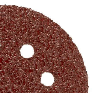 Круг абразивный на ворс. подложке под "липучку" перфорированный P24 125мм 5шт MATRIX фото 4