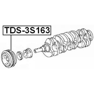 Шкив коленвала FEBEST TDS-3S163 фото 2