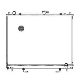 Радиатор основной LUZAR LRc 11189 фото