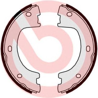 Колодки ручного тормоза к-кт brembo S 50 521 фото