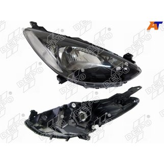 Фара передн прав с ЭК MAZDA: 2 07-08 фото