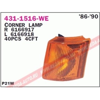 Фонарь указателя поворота левый фото