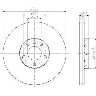 Диск тормозной TEXTAR 921061 05 фото