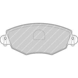 Колодки тормозные передние к-кт FERODO FDB1425 фото