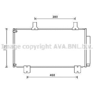 Радиатор кондиционера (конденсер) AVA HD5247D фото