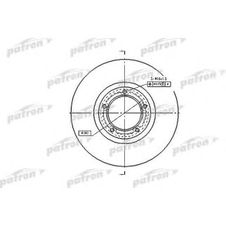 Диск тормозной PATRON PBD1622 фото
