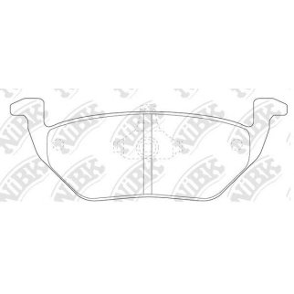 Колодки тормозные задние дисковые к-кт NiBK PN5808 фото
