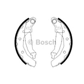 Колодки барабанные к-кт BOSCH 0 986 487 628 фото