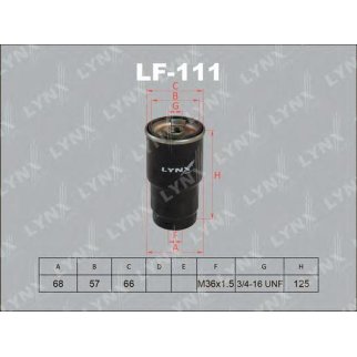 Фильтр топливный LYNXauto LF-111 фото
