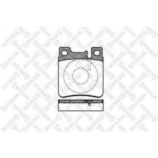 418 000B-SX_колодки дисковые задн.! с антискрип. пл. MB W140 91>/W202 94>/W210 97>/W220 2.8/3.2 98> фото