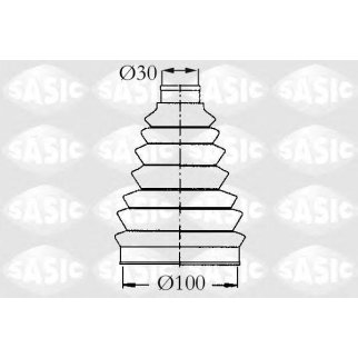 Пыльник ШРУСа SASIC 2933983 фото