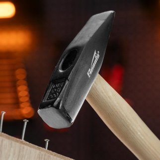 Молоток слесарный, 300 г, квадратный боек, деревянная рукоятка SPARTA 102065 фото 7