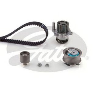 Насос водяной (помпа) + к-кт ремня ГРМ GATES KP55569XS-2 фото
