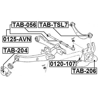 Опора шаровая FEBEST 0120-107 фото 2