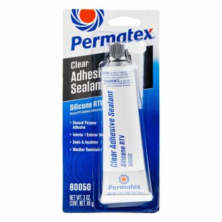 Герметик PERMATEX силиконовый прозрачный (60-230С) 85г. фото