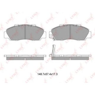 Колодки тормозные передние к-кт LYNXauto BD-3405 фото