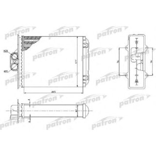 Радиатор отопителя OPEL VECTRA all, 95-, (+AC) фото