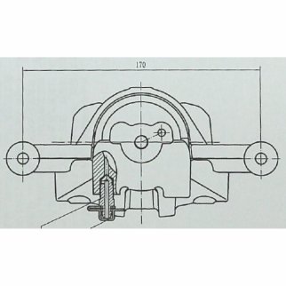 Суппорт тормозной передний TRIALLI CF 084713 фото 4