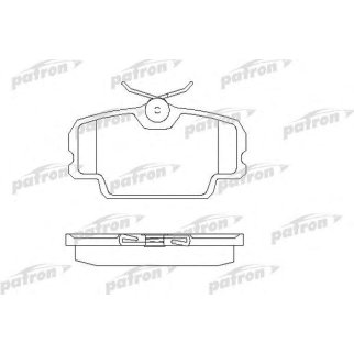 Колодки тормозные PATRON PBP320 фото