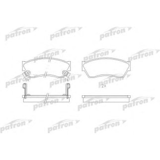 Колодки тормозные дисковые передн SUBARU: JUSTY II 95-03, SUZUKI: ALTO III 94-, CAPPUCINO 92-95, SWIFT I 86-89, SWIFT II 89-01, SWIFT II хечбэк 89-01, SWIFT кабрио 91-96 фото