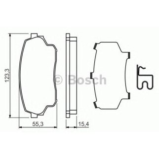 Колодки тормозные BOSCH _0 986 494 711 фото