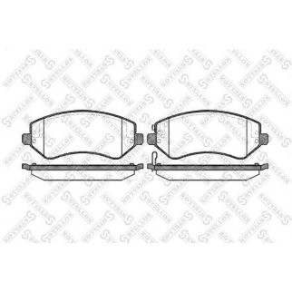 818 002B-SX_колодки дисковые! п.Chrysler Voyager 00> фото