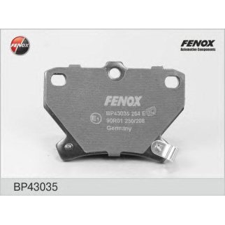 Колодки тормозные задние дисковые к-кт Fenox BP43035 фото