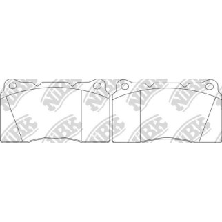 Колодки тормозные передние к-кт NiBK PN0150S фото