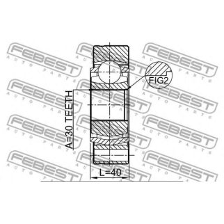 Шрус внутренний задний 30x124 фото